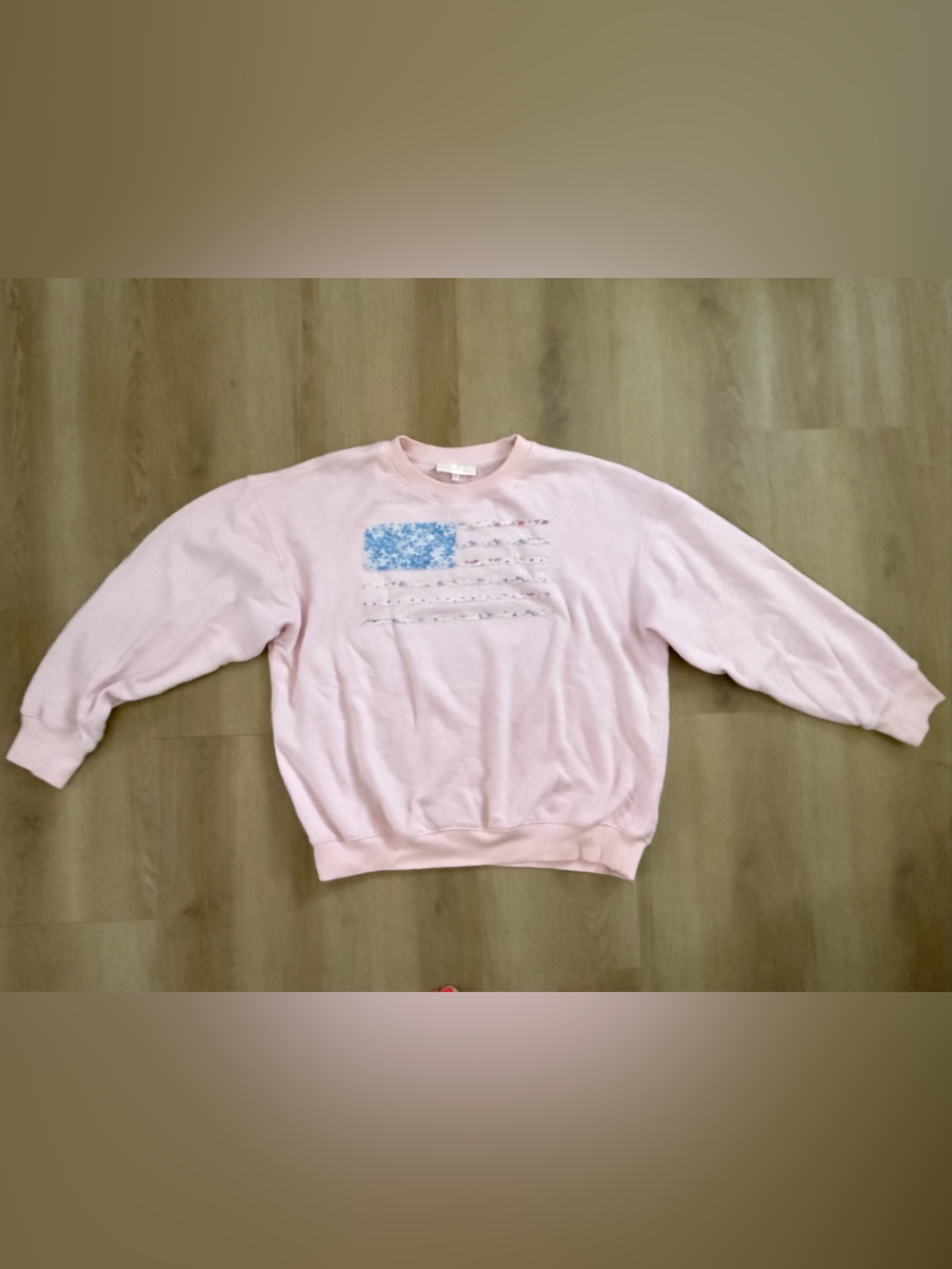 LoveShackFancy Palo Americana Fleece Pullover size M/L